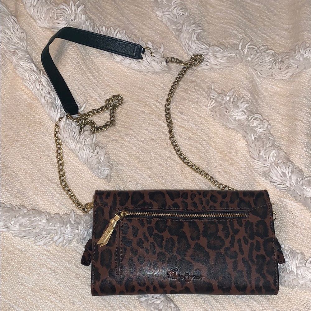 Foley + Corina Cheetah Leopard Print Crossbody Bag